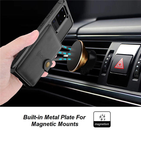 Image of Deluxe Folding Samsung Case + Wallet All-in-One! Compact Yet Holds Your Cards, ID & Cash Too! Get FREE 🚚 SHIPPING Today!