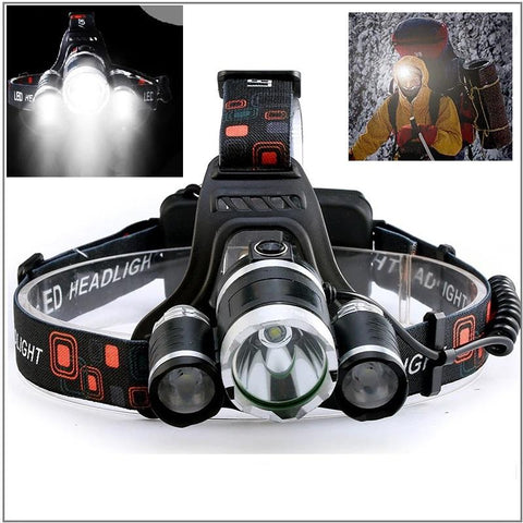 Image of The TTG 8000x Super Bright 3 LED Head Light Gear