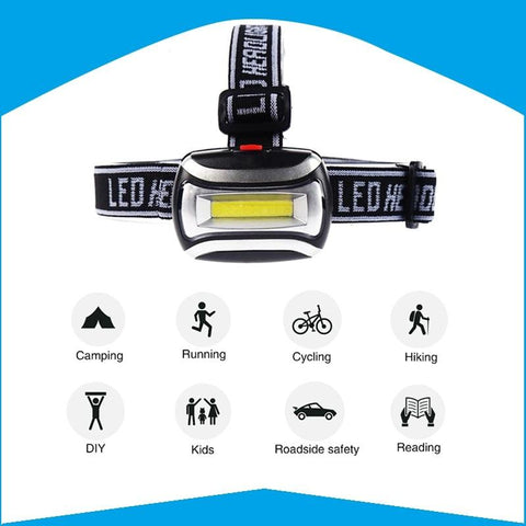Image of Pay SHIPPING ONLY Today! (Limit 2) TTG LED Headlamp Perfect For Adventure, Work, Home, Car & More!