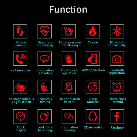 Image of CT365 Smartwatch For Fitness and Health: Blood Pressure, Calorie Burn, Heart Rate, Distances + More: