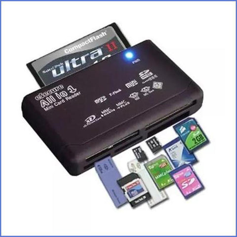 Image of BEST All-In-One Memory Card Reader For USB Reads EVERY Type Of Memory Card!