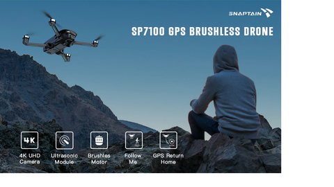 Image of TTG-710 Camera And Video Drone, 5G GPS 4K With HD Video + Camera, Long Flight Time