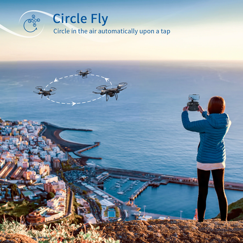 Image of TTG650 2K HD Video Camera Drone, Excellent For HD Areal Video & Pics, Is Easy To Control + Long Fly Time