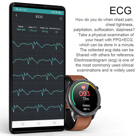 Image of Stylish Fitness/Sports Smart Watch For Android With Pedometer, Heart Rate, Calorie Burn, Fitness Apps & More!