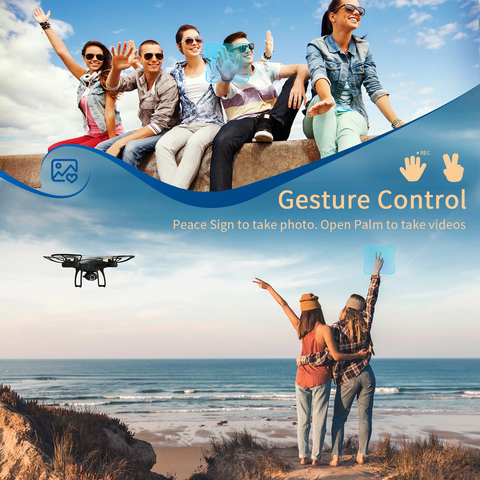 Image of TTG650 2K HD Video Camera Drone, Excellent For HD Areal Video & Pics, Is Easy To Control + Long Fly Time