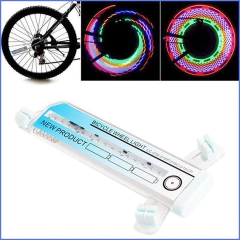 Image of 32 LED Bike Spoke Wheel Lite Makes A Big Splash