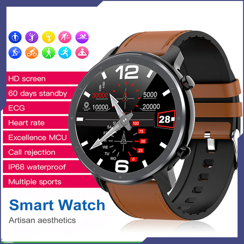 Image of Stylish Fitness/Sports Smart Watch For Android With Pedometer, Heart Rate, Calorie Burn, Fitness Apps & More!