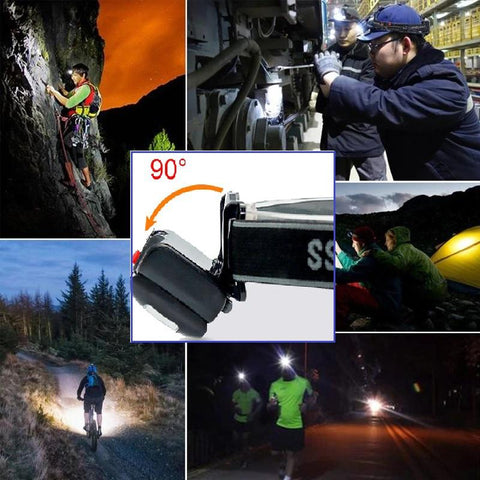 Image of Pay SHIPPING ONLY Today! (Limit 2) TTG LED Headlamp Perfect For Adventure, Work, Home, Car & More!
