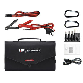The Ultimate 15 Panel 100 Watt Solar Charger Will Power All Your Mobile Devices Including Your Laptop!