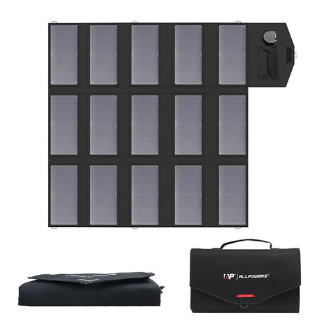 Image of The Ultimate 15 Panel 100 Watt Solar Charger Will Power All Your Mobile Devices Including Your Laptop!