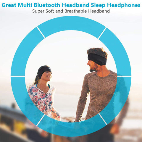 Image of Bluetooth Music + Hands Free Calling + Sweatband! Ideal for Fitness and Outdoor Activities! Three Stylish Colors!