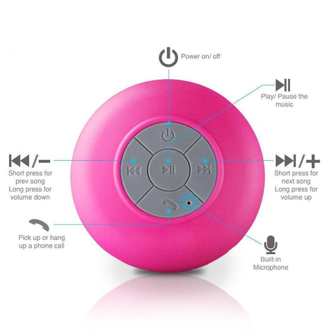 Image of WATERPROOF AQUA SOUND BLUETOOTH SPEAKER