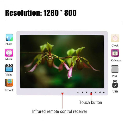 Image of Huge 15" LED Next Level Digital Photo Frame can display thousands of your favorite memories!