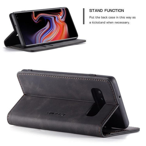 Image of Deluxe Leather Wallet Case for Samsung Galaxy Plus, Edge & Note. Custom Fit To Protect Your Phone + Give High Quality Style + Function All-in-One! Get Yours Now + Get FREE 🚚 Shipping Too!