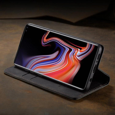 Image of Deluxe Leather Wallet Case for Samsung Galaxy Plus, Edge & Note. Custom Fit To Protect Your Phone + Give High Quality Style + Function All-in-One! Get Yours Now + Get FREE 🚚 Shipping Too!