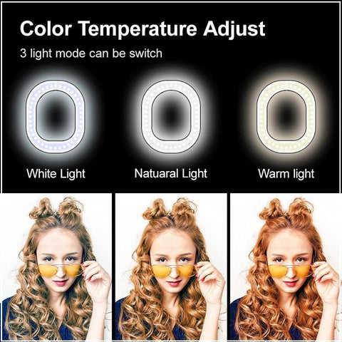 Image of 360 ProLight Multi-mode LED Selfie Light Ring + Deluxe Tripod + Bluetooth Remote + 360 Phone Mount For The Perfect Video & Selfie Every Time! You Get FREE π Shipping Too!