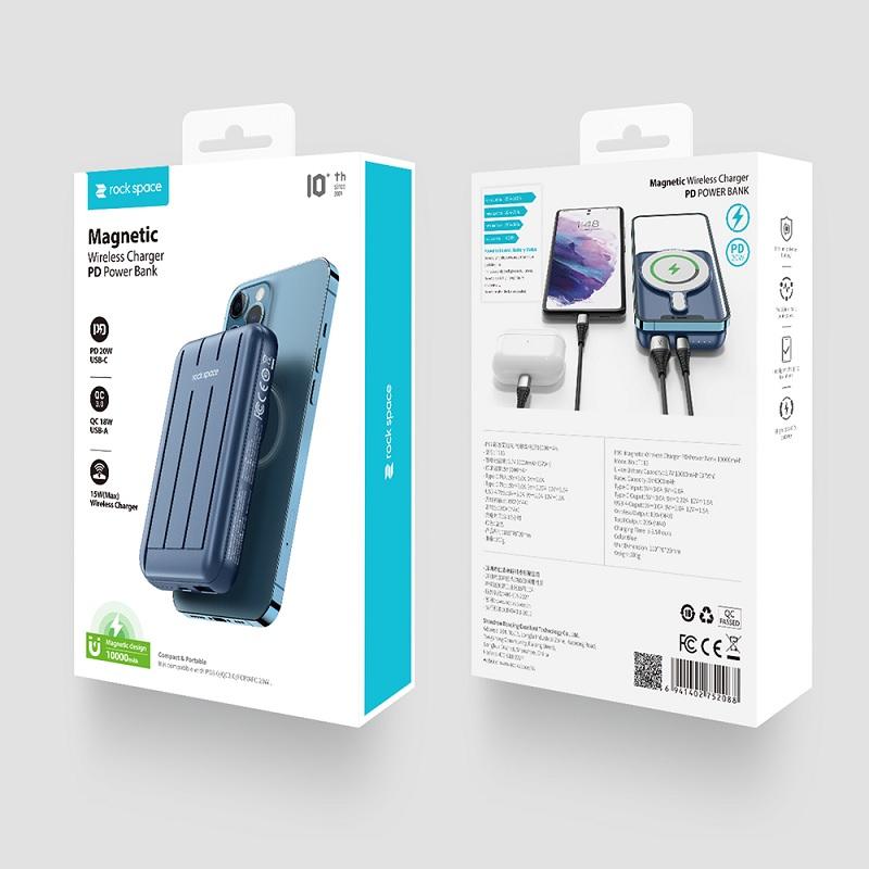 Magnetic Mount Power Bank For iPhone 12 & 13 Gives You 10,000mAh Without The Need For Cables!