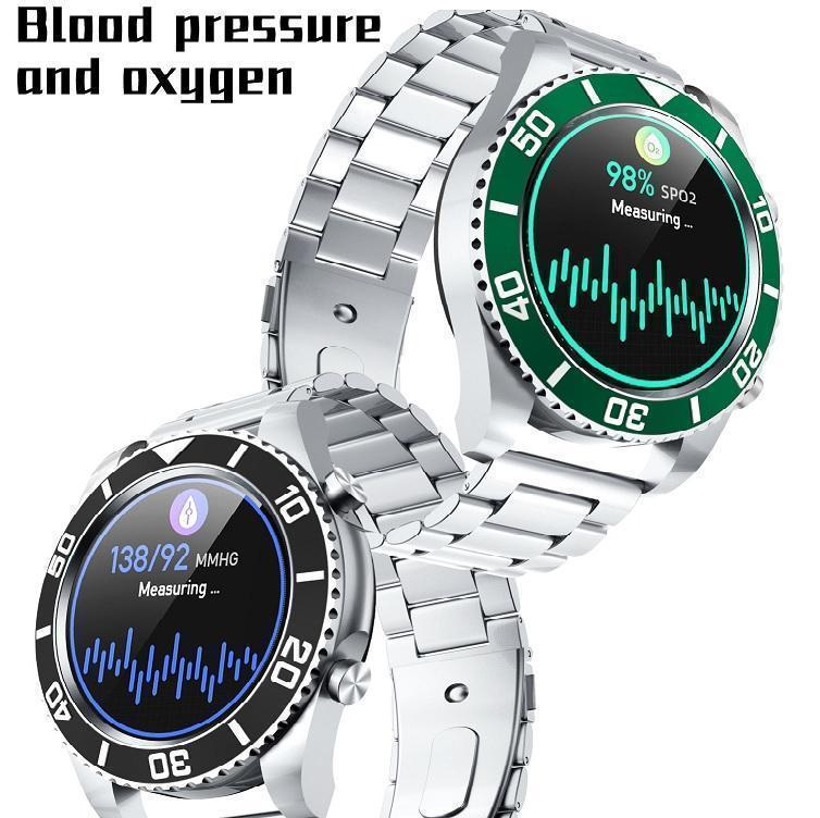 Stainless Steel Smartwatch Loaded With Fitness Tracking Apps, Bluetooth, Productivity Tools & More