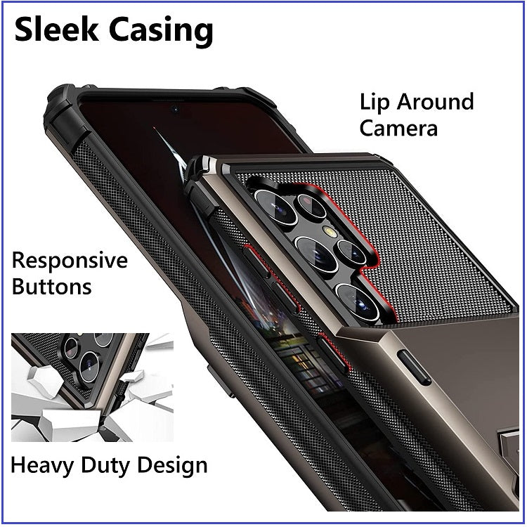 Convenience Meets Style & Durability In This Popular New Samsung Case + Custom Fit For The Latest Models! FREE Shipping Too!