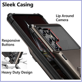 Convenience Meets Style & Durability In This Popular New Samsung Case + Custom Fit For The Latest Models! FREE Shipping Too!
