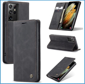 Premium Leather Wallet Case Specially for Samsung Engineered To Protect Your Phone In Style + Functionality All-in-One!  Get Yours Now + Get FREE 🚚 Shipping Too!