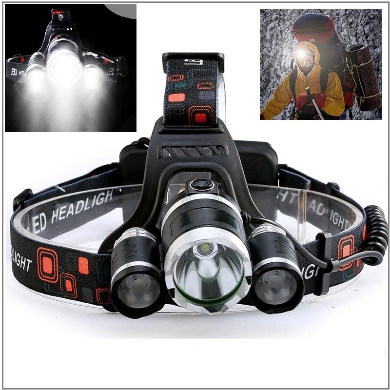 The TTG 8000x Super Bright 3 LED Head Light Gear