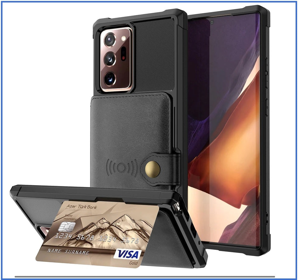 Deluxe Folding Samsung Case + Wallet All-in-One!  Compact Yet Holds Your Cards, ID & Cash Too! Get FREE  🚚 SHIPPING Today!
