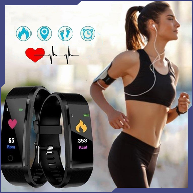 CT365 Smartwatch For Fitness and Health:  Blood Pressure, Calorie Burn, Heart Rate, Distances + More: