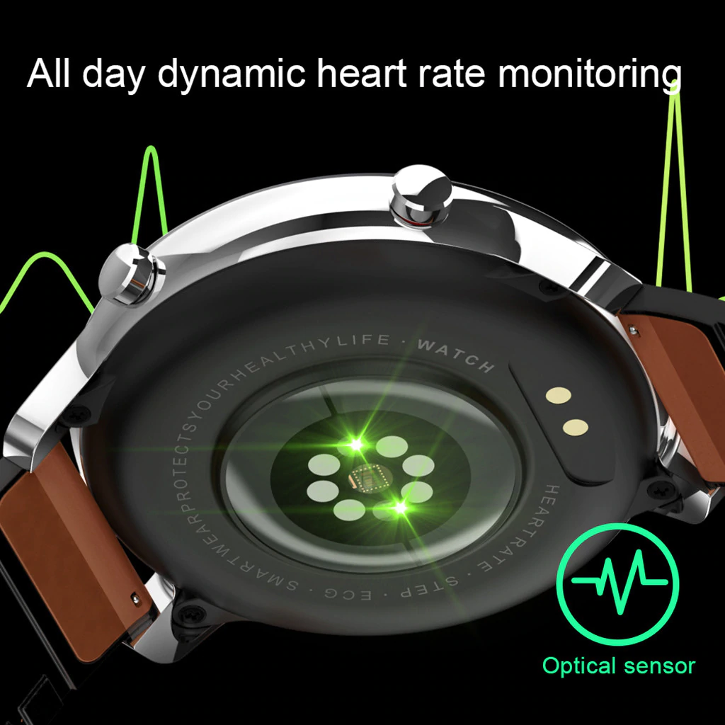 Stylish Fitness/Sports Smart Watch For Android With Pedometer, Heart Rate, Calorie Burn, Fitness Apps & More!