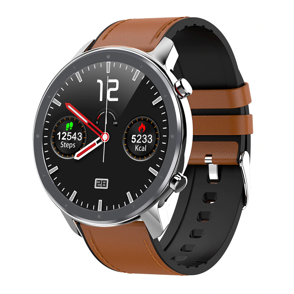 Stylish Fitness/Sports Smart Watch For Android With Pedometer, Heart Rate, Calorie Burn, Fitness Apps & More!