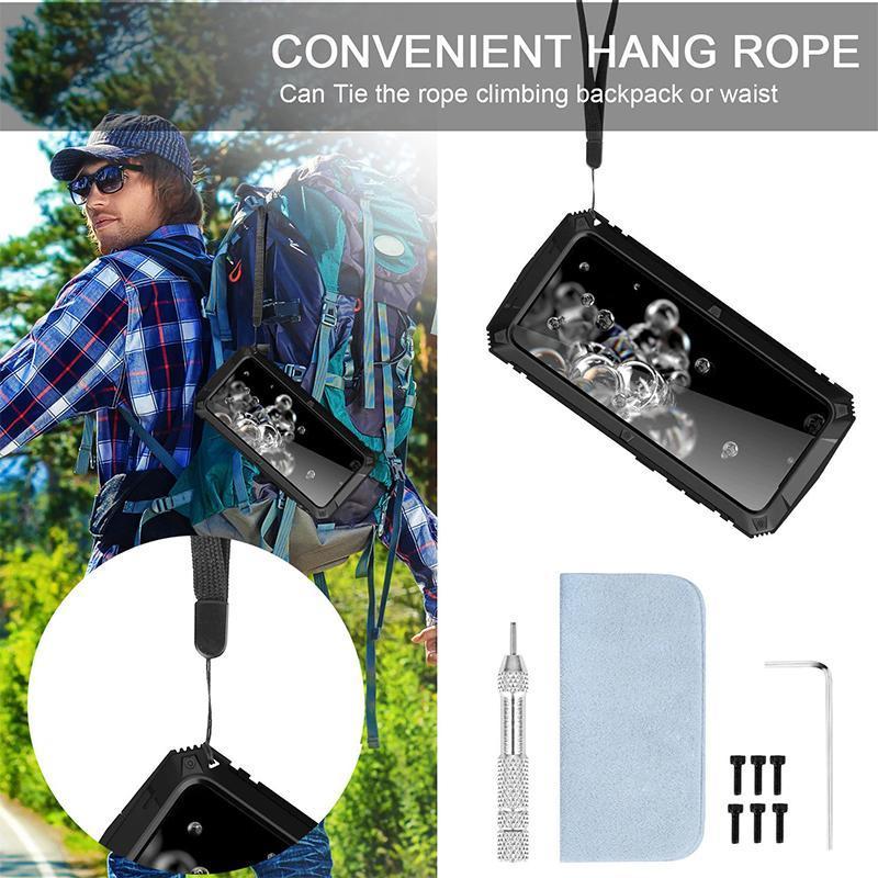 Samsung Aluminum Armor Gives You Maximum Shockproof Protection For Your SAMSUNG S20 + You Get FREE 🚚 SHIPPING Today!