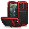 Kickstand Phone Case For iPhone 12 Pro Max Mini XS Max XR Dustproof Shockproof Tempered glass Metal Cover For iPhone 11 Pro Max