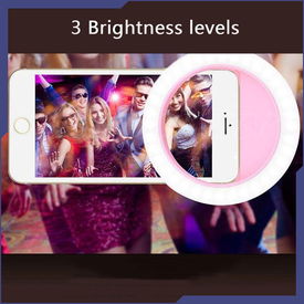 NEW ARRIVAL!!! Powerful and Portable Selfie Light Ring-Use With Your iPhone or Android Smartphone