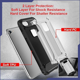 Shockproof Double Layer Armor Case For The Toughest Conditions For Samsung Galaxy 9, 8, 7, 6 and 6, 7, 8, 9 PLUS and NOTE
