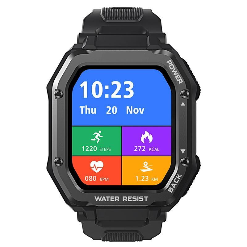 Finally! A Smartwatch especially for active people!  Made tough, waterproof, and ready for your adventures!