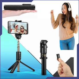 Top Rated Wireless Bluetooth Selfie Stick PLUS Mini Tripod & You Get FREE Shipping Too!  🚛