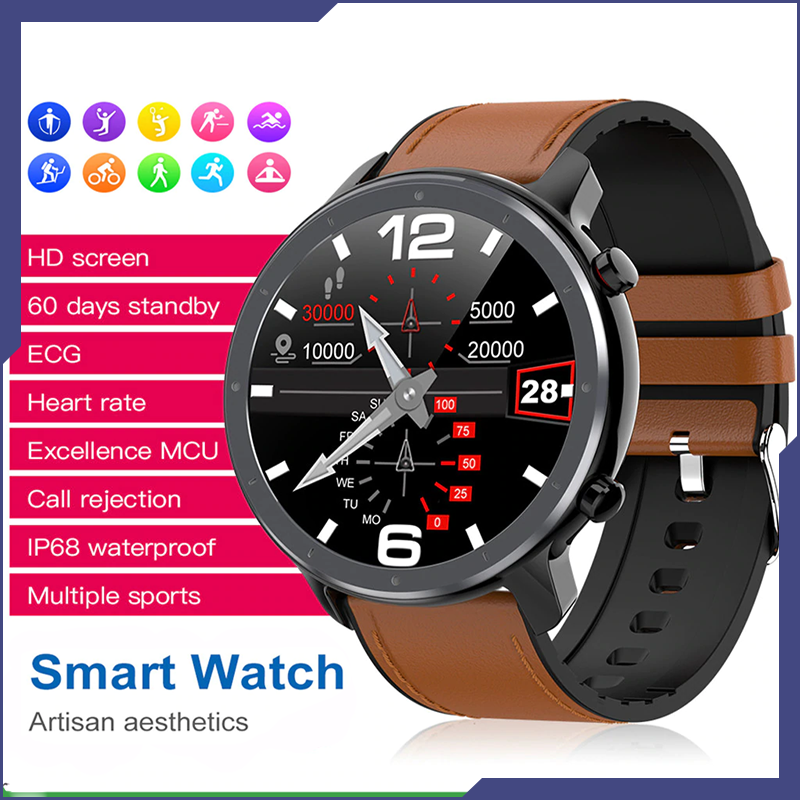 Stylish Fitness/Sports Smart Watch For Android With Pedometer, Heart Rate, Calorie Burn, Fitness Apps & More!