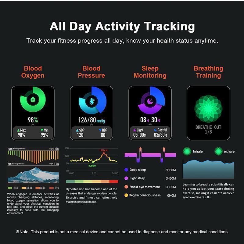 Finally! A Smartwatch especially for active people!  Made tough, waterproof, and ready for your adventures!