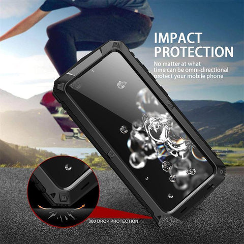 Image of Samsung Aluminum Armor Gives You Maximum Shockproof Protection For Your SAMSUNG S20 + You Get FREE 🚚 SHIPPING Today!