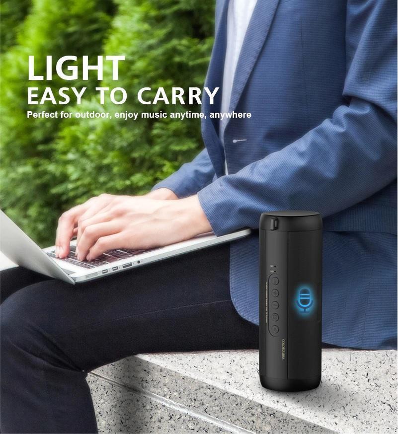 The Ultimate Bluetooth Speaker For BIG Sound Quality Made For Indoors or Outdoors!  Waterproof + LED Light + TF Card Slot AND FM Radio!  Get Yours Now & WE'LL PAY For Shipping!