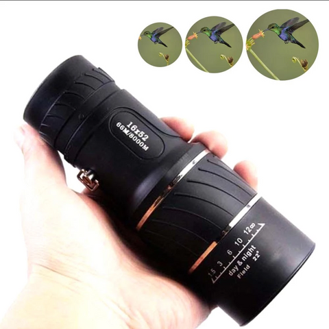 Image of Oversized Dual Focus High Power 16x HD Zoom Monoscope With Low Light Capability + You Get A FREE Carrying Case + You Get FREE Shipping Too!