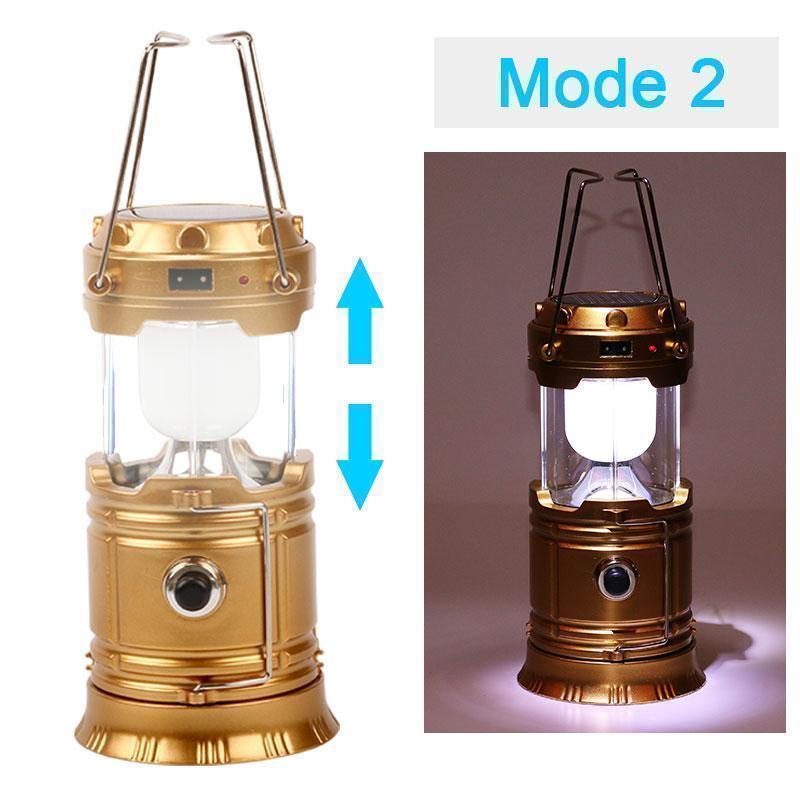 Powerful 3-in-1 Solar Emergency Light + Lantern + USB Charger