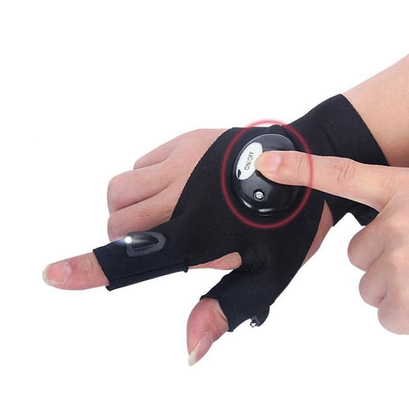 Special Multipurpose LED Lighted Glove Perfect For Repairs & Working in Dark Places, Emergencies, Fishing, Camping, Hiking & More!