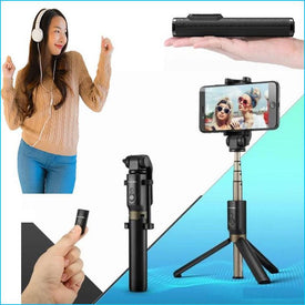 Get Your Own Top Rated Wireless Bluetooth Selfie Stick PLUS Mini Tripod & You Get FREE Shipping Too!  🚛