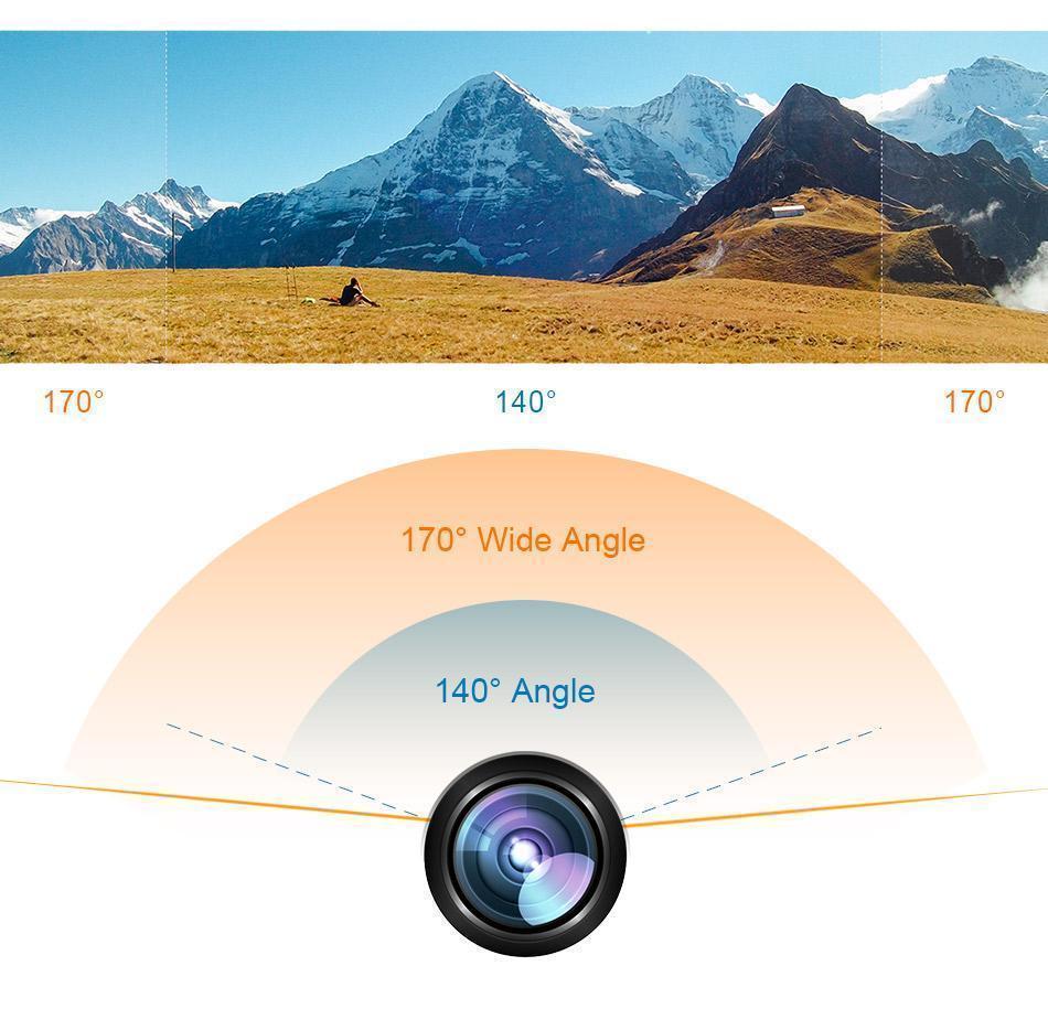 GoPro Style Action Camera With Full Remote & Complete Upgraded Accessory Bundle