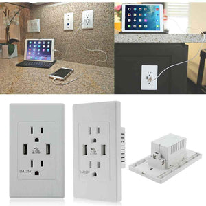 USB + Wall Socket Gives You The Ease And Functionality You Want