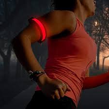 2-Pack LED Safety Armband Is Super Bright For High Visibility