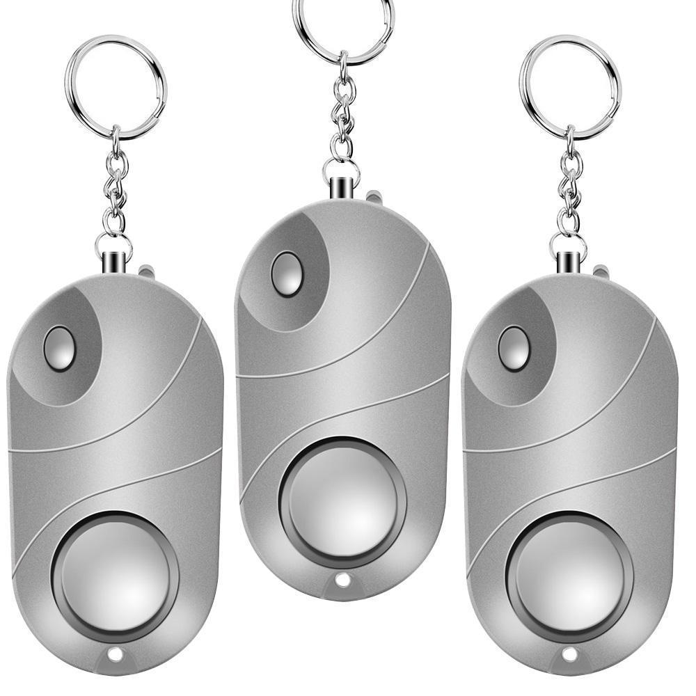 Super Loud 130 Decibel Personal Panic Alarm For Your Safety, Self Defense and Emergency [3 Pack Set]