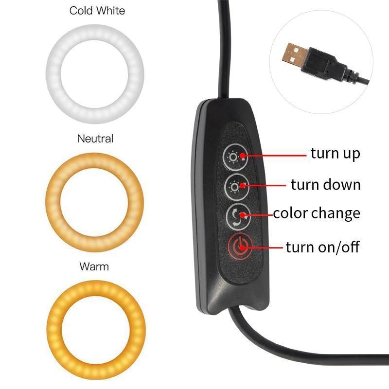 Produce the ULTIMATE Photography and Live Stream Videos with this Portable 6" Selfie LED Light and Tripod Stand ++ You Get FREE Shipping Too!  🚛