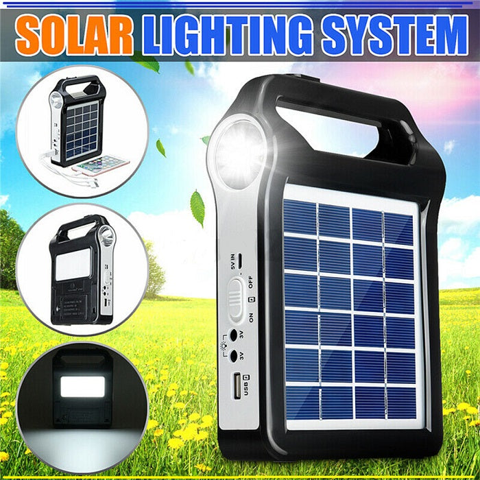 Solar Charger and Light + Charge & Power Your Mobile Device - Ideal For Home, Car, Work & Outdoors!  FREE 🚚 Shipping Too!